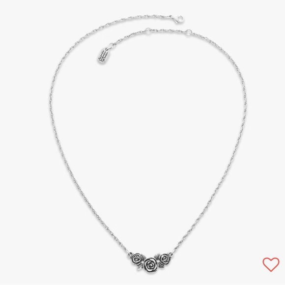 James Avery Sterling Silver Rose Necklace - Picture 2 of 6